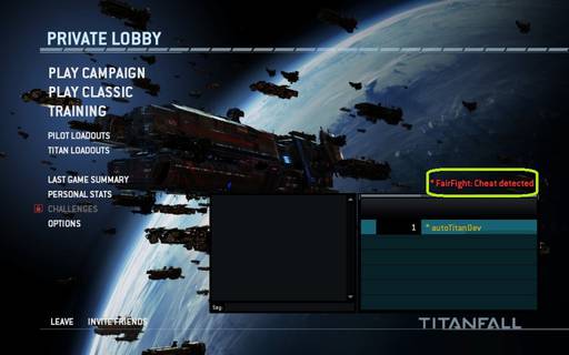 Titanfall - Читеров изгоняют на читерские сервера